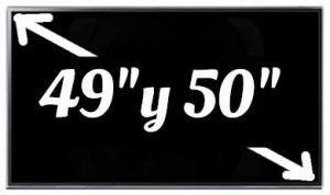 Televisores de 49 pulgadas y 50 pulgadas
